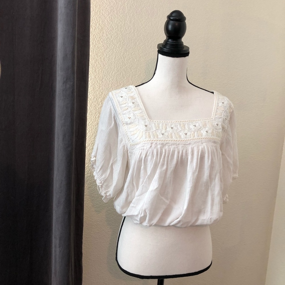 AEO Embroidered Blouse